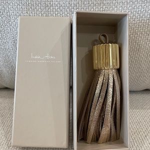 India Hicks Genuine Leather Gold Tassel